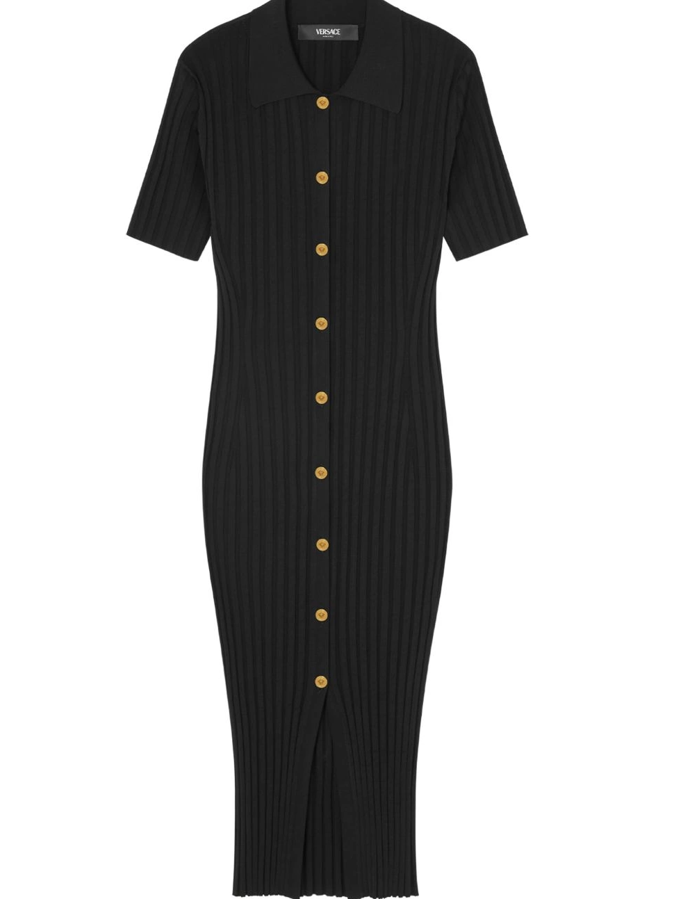 knitted midi Versace Women shirt dress 0429